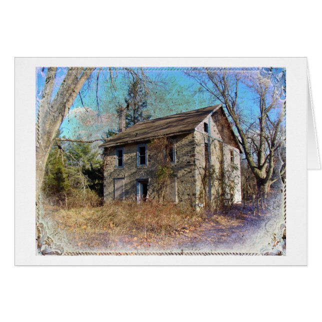 Derelict Farmhouse auf der Upper Ridge Road (Vorderseite (Horizontal))