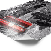 Derelict Vintag Ute Foto Monochrome (Ecke)