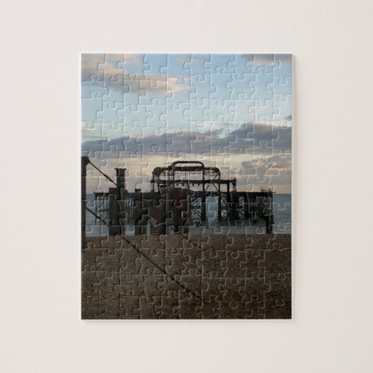 Derelict West Pier Brighton England Puzzle (Vertikal)