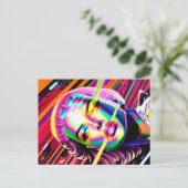 Derezzed Futures - Ken Gage Art Postkarte (Stehend Vorderseite)