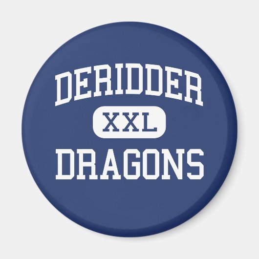 DeRidder - Drachen - hoch - DeRidder Louisiana Magnet (Vorne)