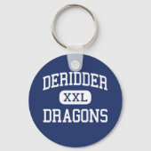 DeRidder - Drachen - hoch - DeRidder Louisiana Schlüsselanhänger (Vorderseite)