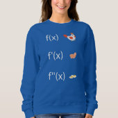 Derivative Funktion für Lehrer in Mathematik Sweatshirt (Vorderseite)