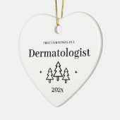 Dermatogist First Christmas Heart Keramik Ornament (Links)
