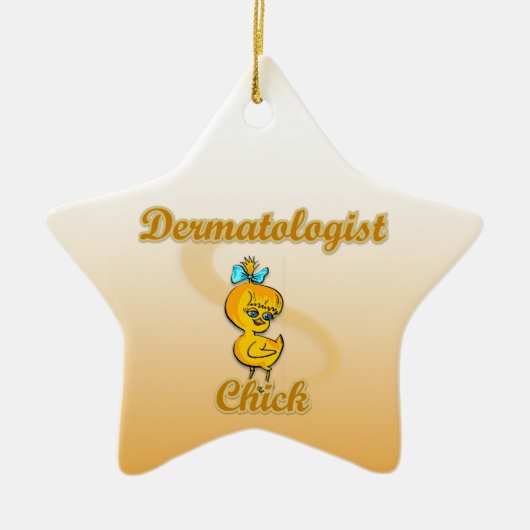 Dermatologe Chick Keramikornament (Vorne)
