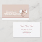 Dermatologe - Einfache Herzkarte für den Hautarzt Visitenkarte (Vorne/Hinten)