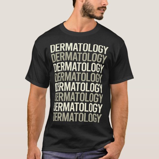 Dermatologe für White Text T-Shirt (Vorderseite)