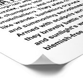 Dermatologe Poster (Ecke)