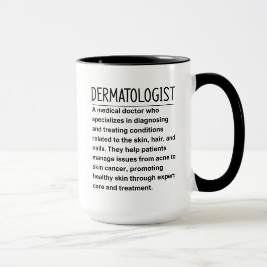Dermatologe Tasse (Rechts)