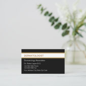 Dermatologe Visitenkarten Terminkarte (Stehend Vorderseite)