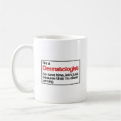 Dermatologen-Doktor Kaffeetasse (Links)