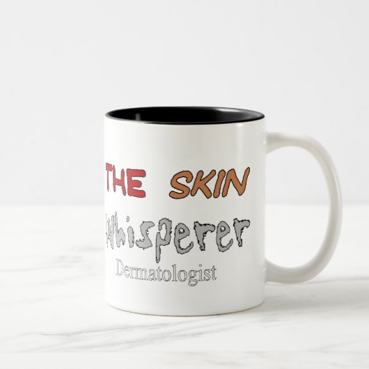 Dermatologen-Geschenke der HautWhisperer Zweifarbige Tasse (Rechts)