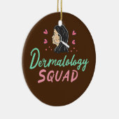 Dermatologie Dermatologe Hautärztin Keramik Ornament (Rechts)