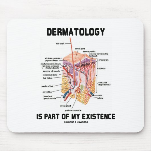 Dermatologie ist ein Teil meines Bestehens Mousepad (Vorne)