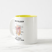 Dermatologie ist ganz über die Wissenschaft der Zweifarbige Tasse (Vorderseite Links)