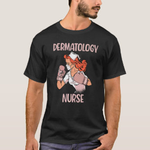 Dermatologie-Krankenschwester Boxhandschuhe Kämpfe T-Shirt