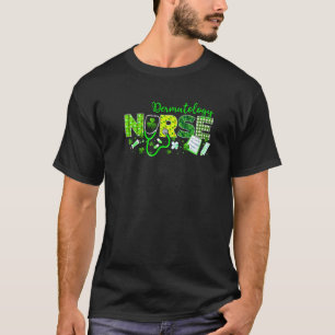 Dermatologie-Krankenschwester St. Patricks Day Lie T-Shirt