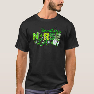 Dermatologie-Krankenschwester St. Patricks Day Lie T-Shirt