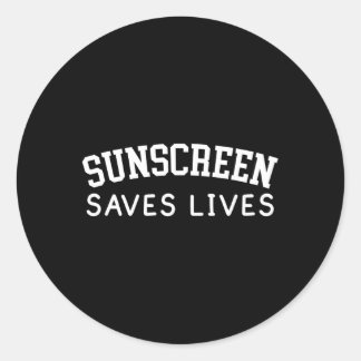Dermatologie Sonnenschutzmittel Hautpflege Runder Aufkleber