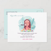 Dermatologin Erinnerung Postcard Postkarte (Vorne/Hinten)