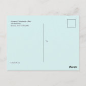 Dermatologin Erinnerung Postcard Postkarte (Rückseite)