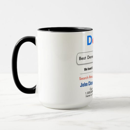 Dermatologin Funny Gift Tasse (Links)