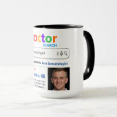 Dermatologin Funny Gift Tasse (VorderseiteRechts)