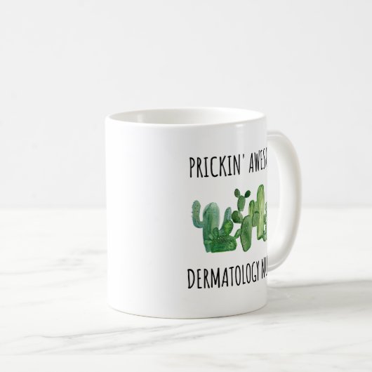Dermatology Nurse Gift Idea Kaffeetasse (VorderseiteRechts)