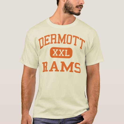 Dermott - RAMs - Highschool - Dermott Arkansas T-Shirt (Vorderseite)