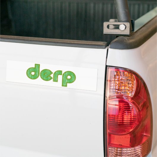 Derp 2 autoaufkleber (Auf Lkw)