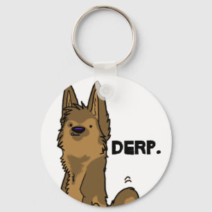 Derp - Deutscher Schäferhund-Schlüsselanhänger Schlüsselanhänger