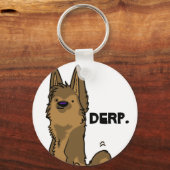 Derp - Deutscher Schäferhund-Schlüsselanhänger Schlüsselanhänger (Vorderseite)