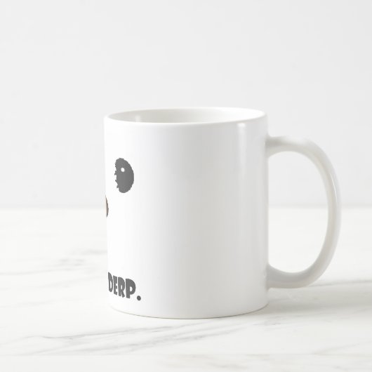 Derp Hund Kaffeetasse (Rechts)