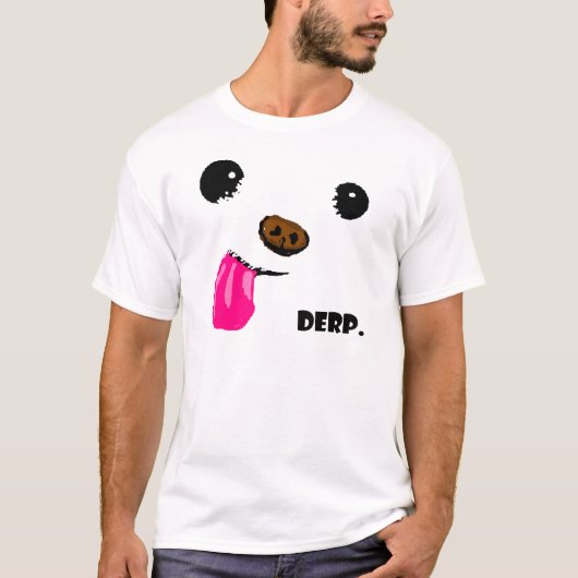 Derp Hund T-Shirt (Vorderseite)