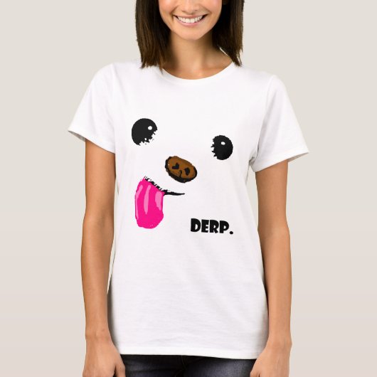 Derp Hund T-Shirt (Vorderseite)