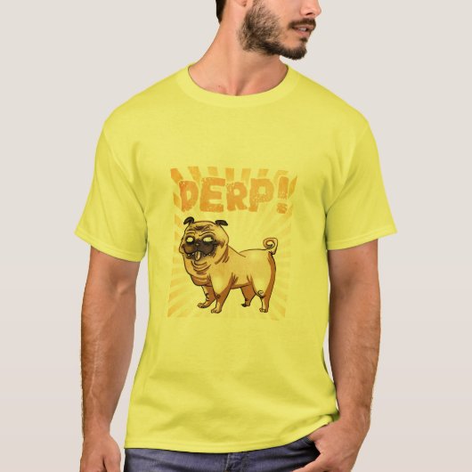 Derp Hund T-Shirt (Vorderseite)