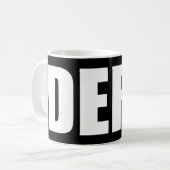 DERP KAFFEETASSE (Vorderseite Links)