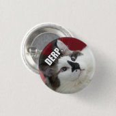 Derp Katzen-Knöpfe Button (Vorne & Hinten)