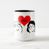 Derp und Derpina LOVE Tasse (Zentrum)