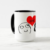 Derp und Derpina LOVE Tasse (Vorderseite Links)