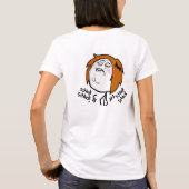 Derpina mit Schlick (rotes) Meme Shirt (Rückseite)