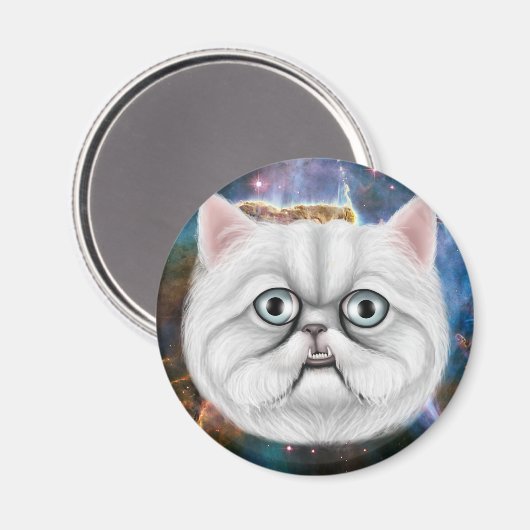 Derpy Cat Magnet (Vorderseite/Rückseite)