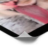 Derpy Cat Tongue Out Meme Funny Weirdcore gibt mir Poster (Ecke)
