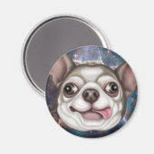 Derpy Chihuahua Magnet (Vorderseite/Rückseite)