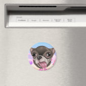 Derpy Chihuahua Magnet (In Situ (Geschirrspüler))