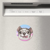 Derpy Chihuahua Magnet (In Situ (Geschirrspüler))