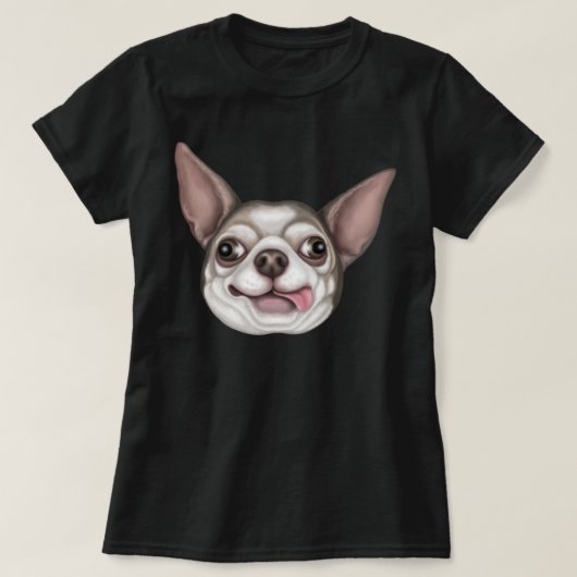 Derpy Chihuahua T-Shirt (Design vorne)