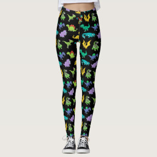Derpy Dinosauriermuster Leggings