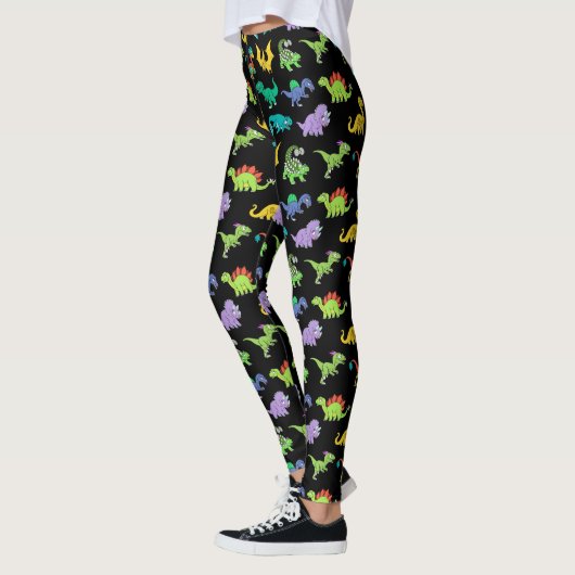 Derpy Dinosauriermuster Leggings (Links)