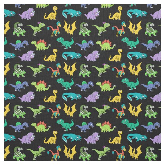 Derpy Dinosauriermuster Stoff (Muster)